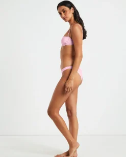 Skinny Strap Underwire Top in Baby Pink