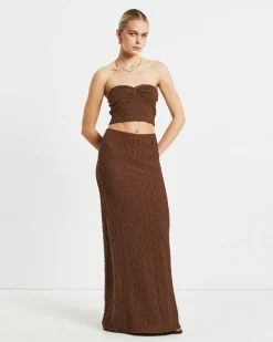 Skyla Texture Twist Bandeau Top