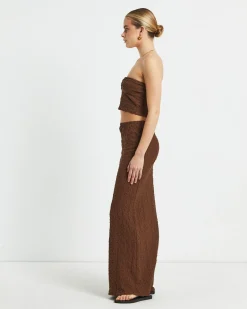 Skyla Texture Twist Bandeau Top