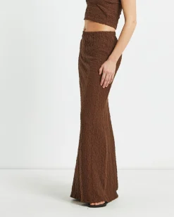 Skyla Textured Maxi Skirt