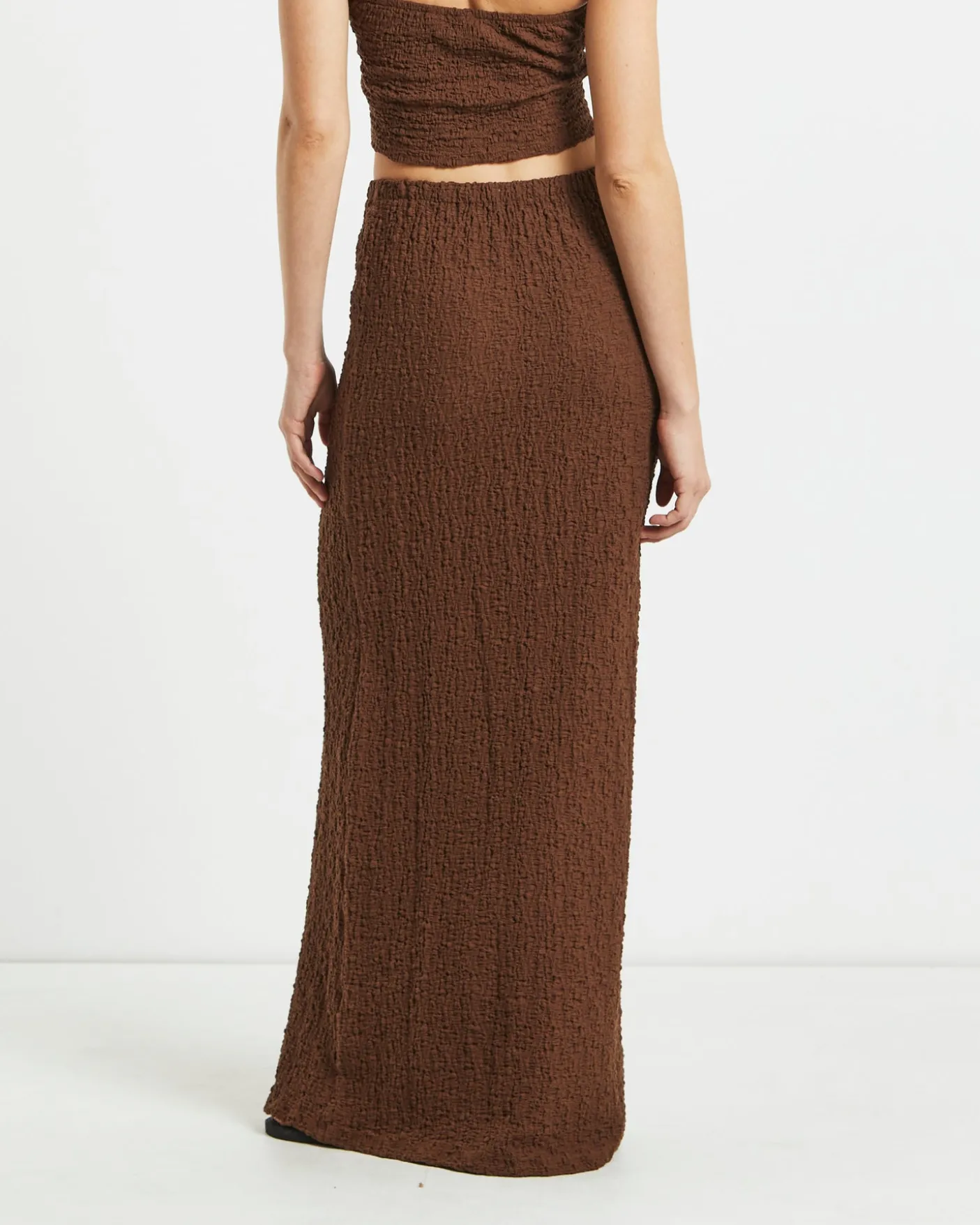 Skyla Textured Maxi Skirt