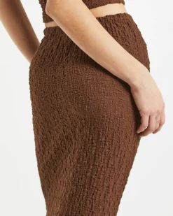 Skyla Textured Maxi Skirt