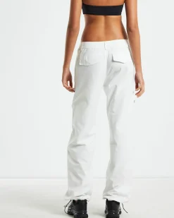 Skylar Patch Pocket Ski Pants White
