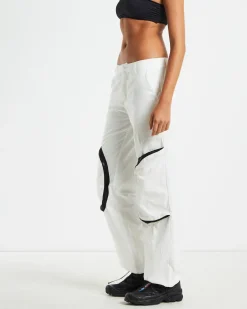 Skylar Patch Pocket Ski Pants White