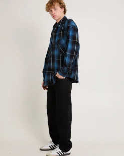 Slacker Relaxed Denim Jeans Steele Black