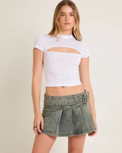 Slashed Tee