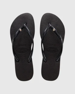 Slim Crystal Thongs