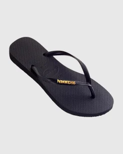 Slim Logo Thongs