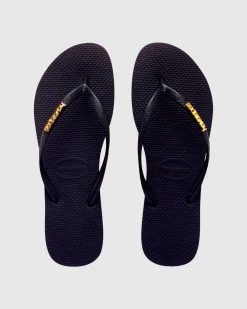 Slim Logo Thongs