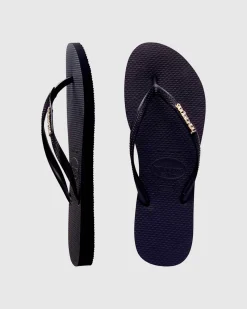 Slim Metal Logo Black/Silver