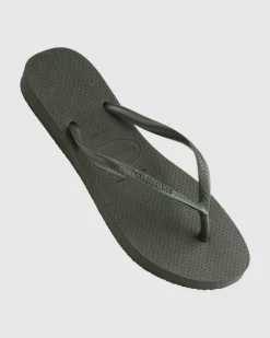 Slim Metallic Thongs