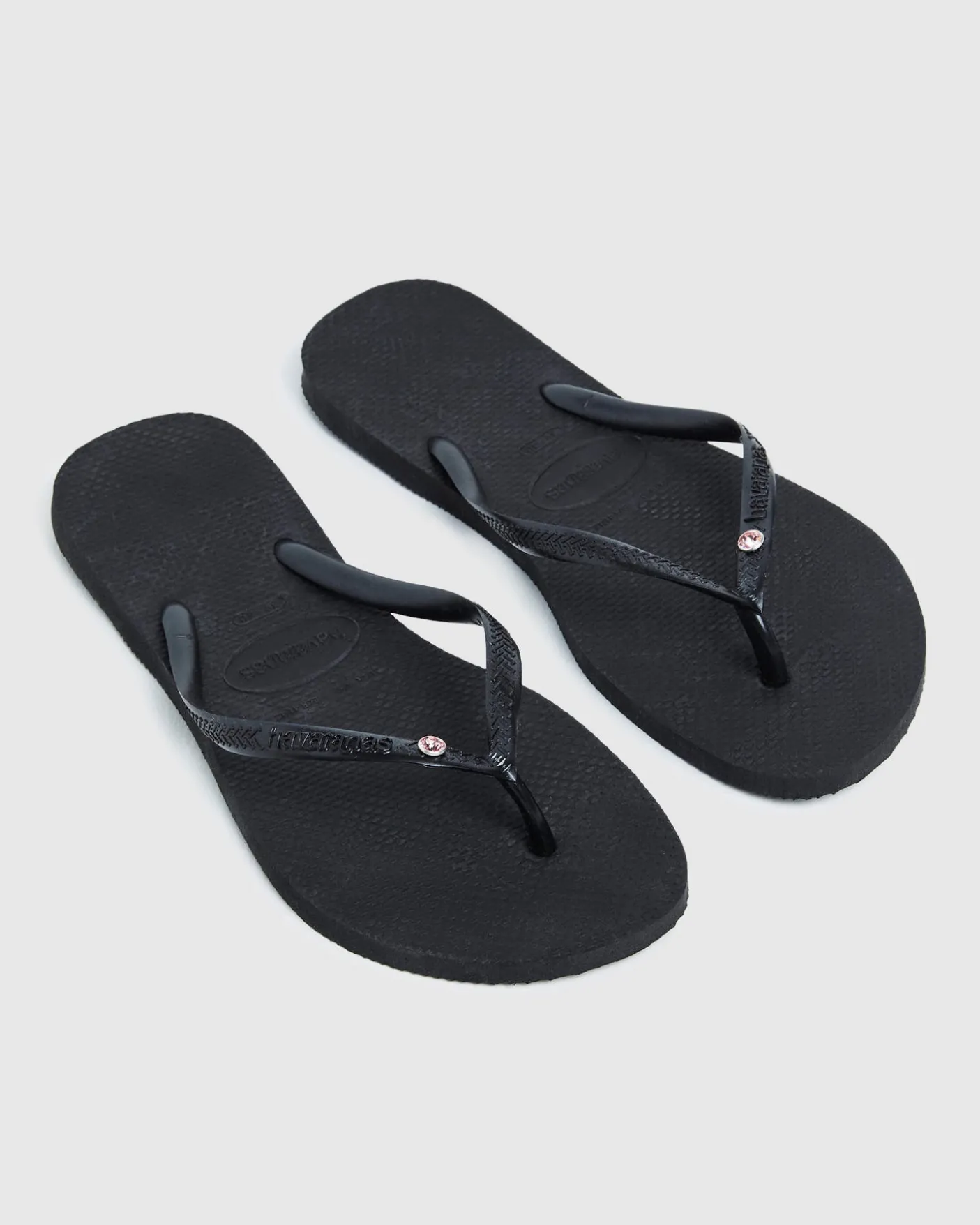 Slim Rose Crystal Thongs