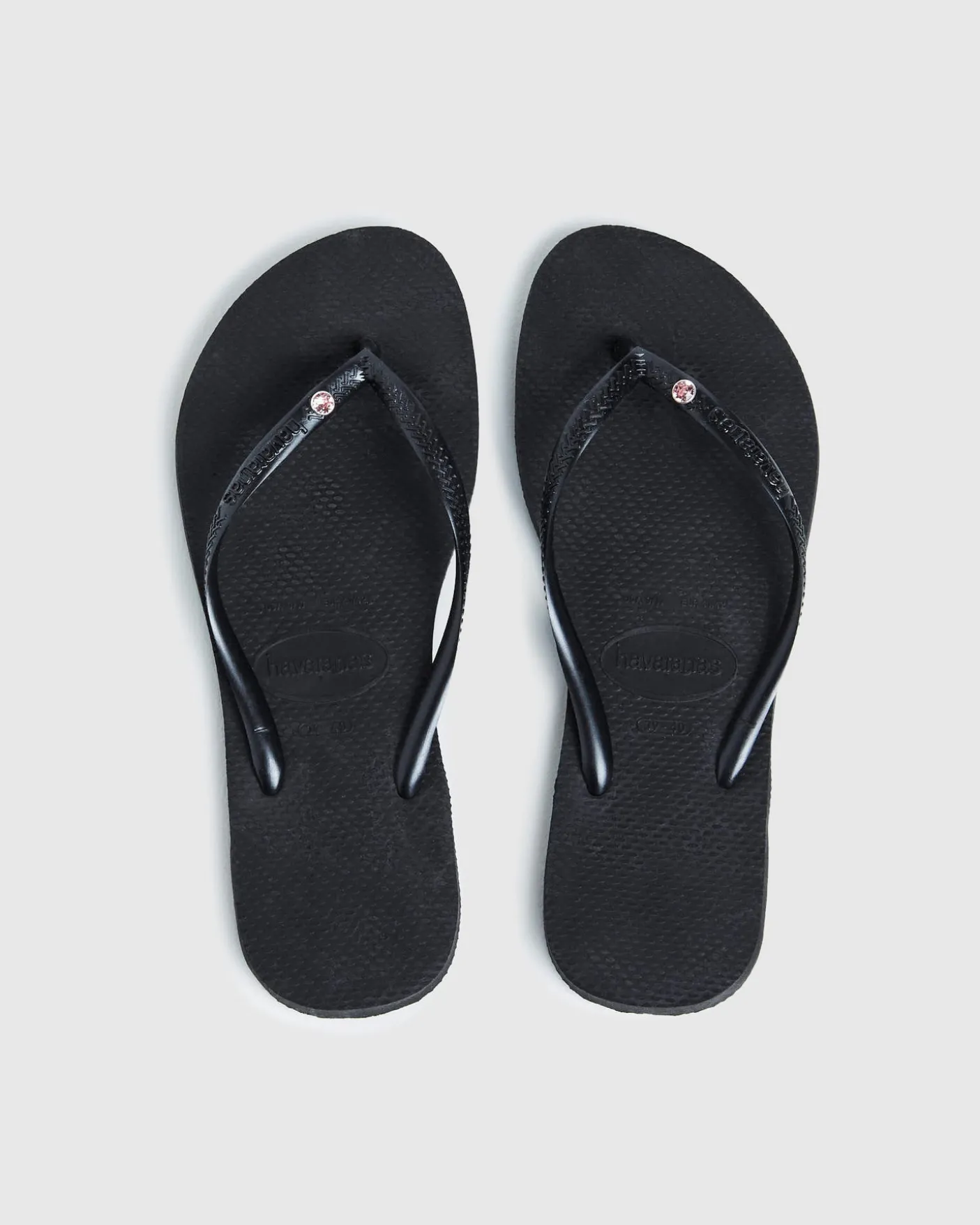 Slim Rose Crystal Thongs