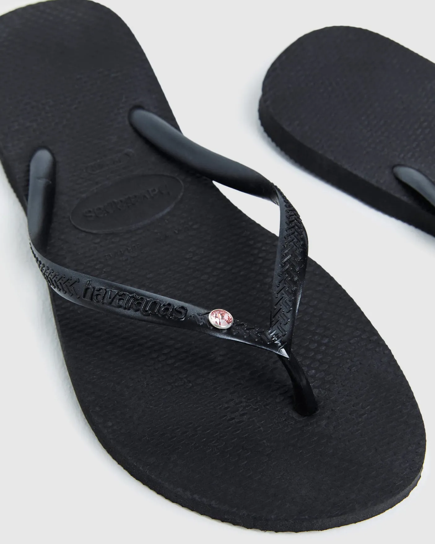 Slim Rose Crystal Thongs