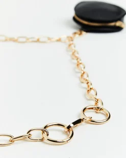 Sloane Chain Pocket Belt Gold