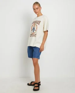 Slouch Short Sleeve T-Shirt in Botanical Love