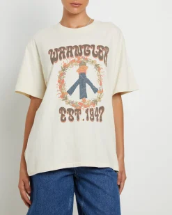 Slouch Short Sleeve T-Shirt in Botanical Love