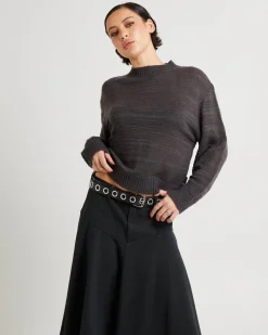Slub Ladder Knit Jumper
