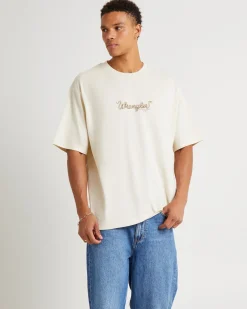 Snake Charm Slacker T-Shirt Ecru