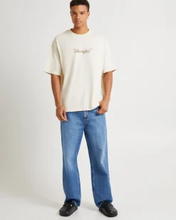 Snake Charm Slacker T-Shirt Ecru