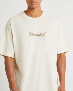 Snake Charm Slacker T-Shirt Ecru