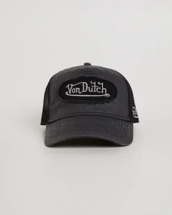 Snakeskin Twill Trucker Cap