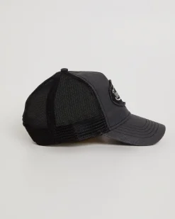 Snakeskin Twill Trucker Cap