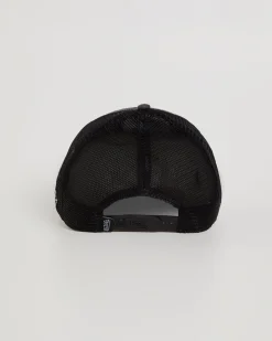 Snakeskin Twill Trucker Cap