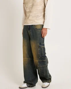 Society Denim Cargo Denim Jeans