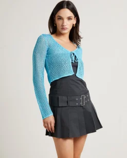 Sofia Sequin Long Sleeve Cover Up