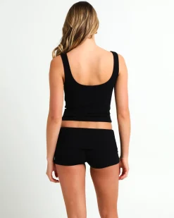 Soft Knit Button Tank