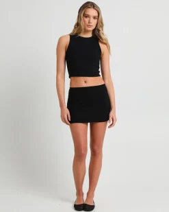 Soft Knit High Neck Tank