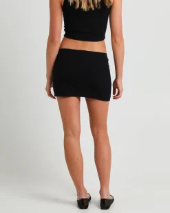 Soft Knit Mini Skirt