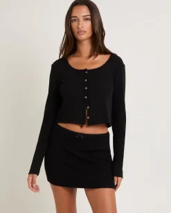 Soft Knit Rib Cardigan