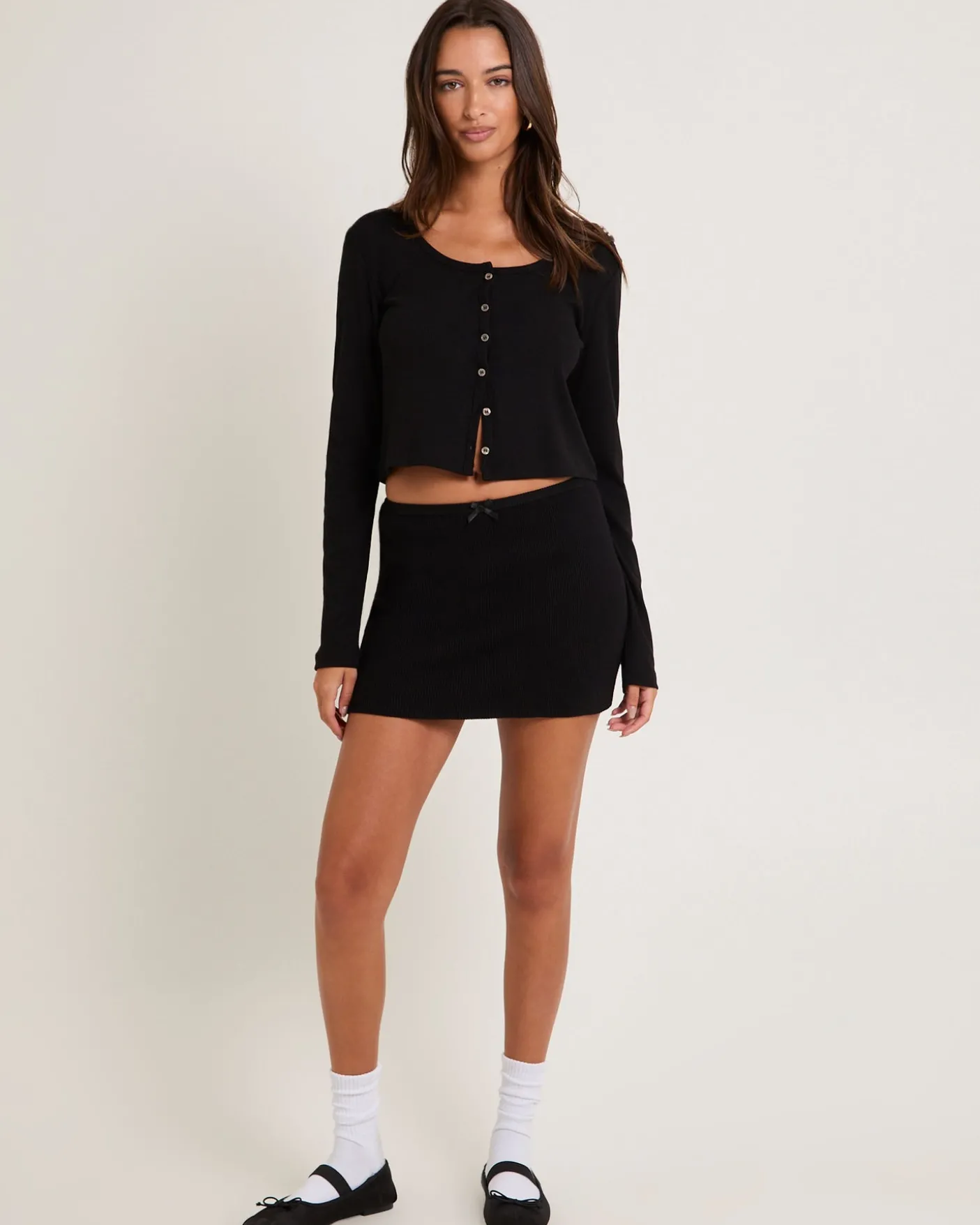 Soft Knit Rib Cardigan