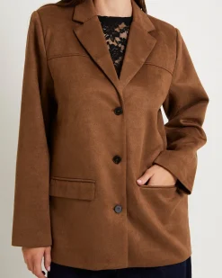 Sophia Suede Blazer