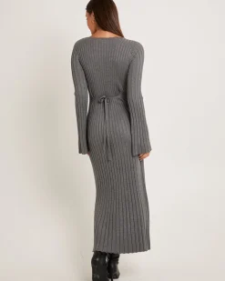 Sophie Long Sleeve Rib Knit Dress