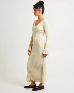 Sophie Long Sleeve Rib Knit Dress