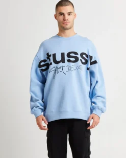 Sport 100 Fleece Crew Sweater Powder Blue