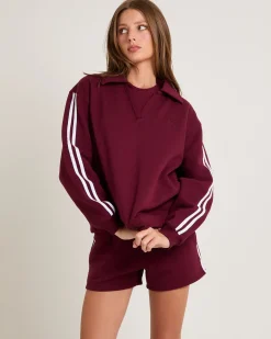 Sports Stripe Fleece