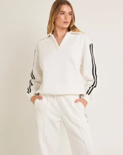 Sports Stripe Fleece