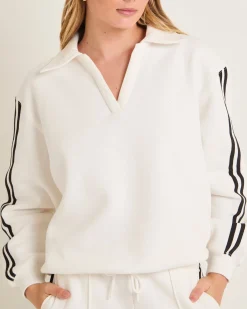 Sports Stripe Fleece