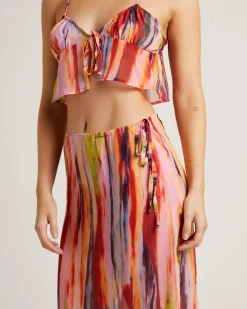 St Barts Maxi Skirt in Multi