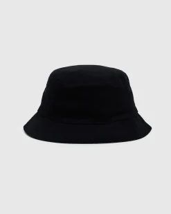 Stamford Reversible Bucket Hat Black Charcoal