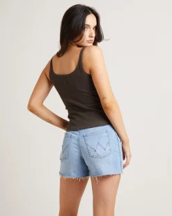 Staple Rib Cami in Southern Slate Grey