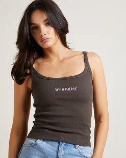 Staple Rib Cami in Southern Slate Grey