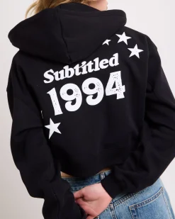 Stargazer Cropped Zip Hoodie