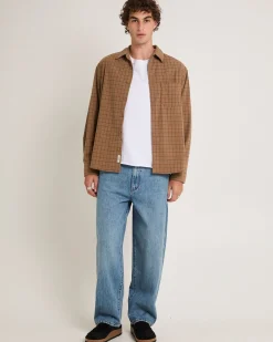 Steezy Relaxed Denim Jeans Used Indigo