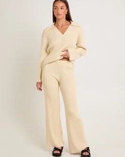Stella Ribbed Knit Pants