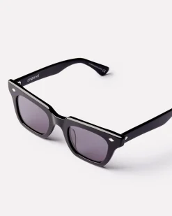Stereo Sunglasses in Polished Black